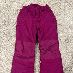 Lands End Girls Squall Waterproof Insulated Iron Knee Winter Snow Pant Size S 8
